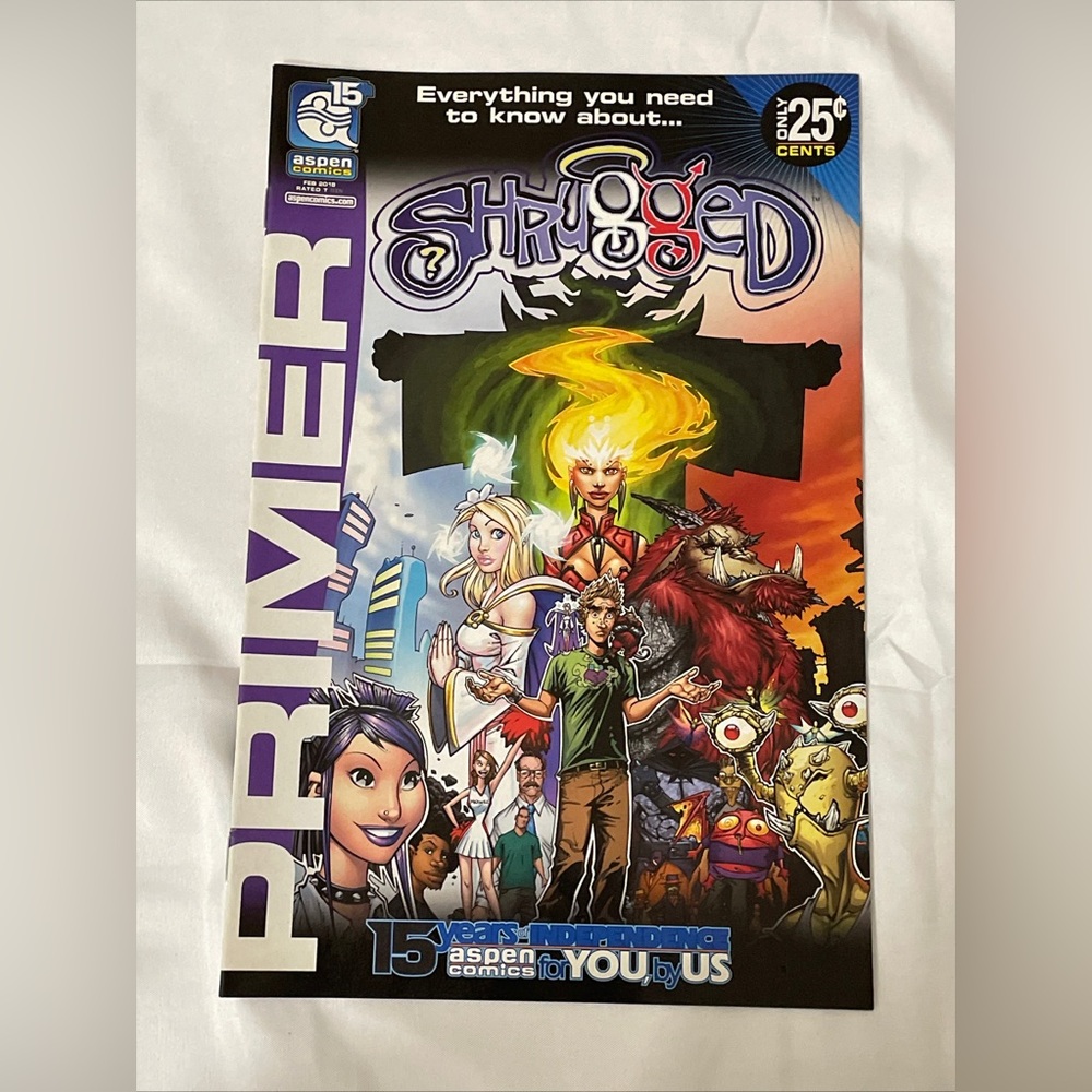 Shrugged Comic Book by Aspen Comics 2018 PRIMER